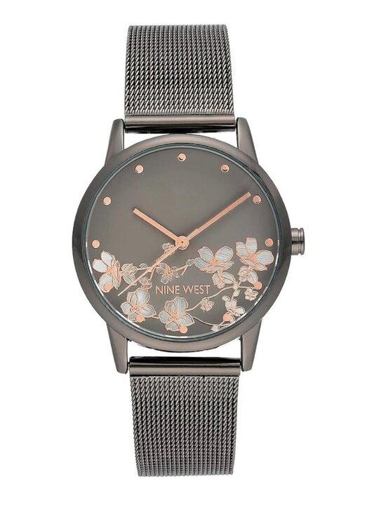 Women\'s Nine West NW/2429FLGY Watch main image 4
